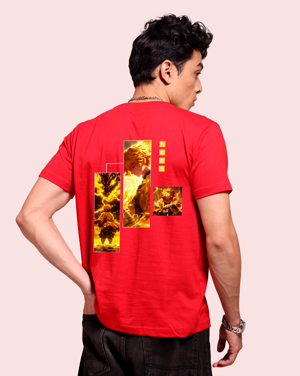Demon Slayer – Zenitsu Agatsuma Thunder Breathing – Oversized Men