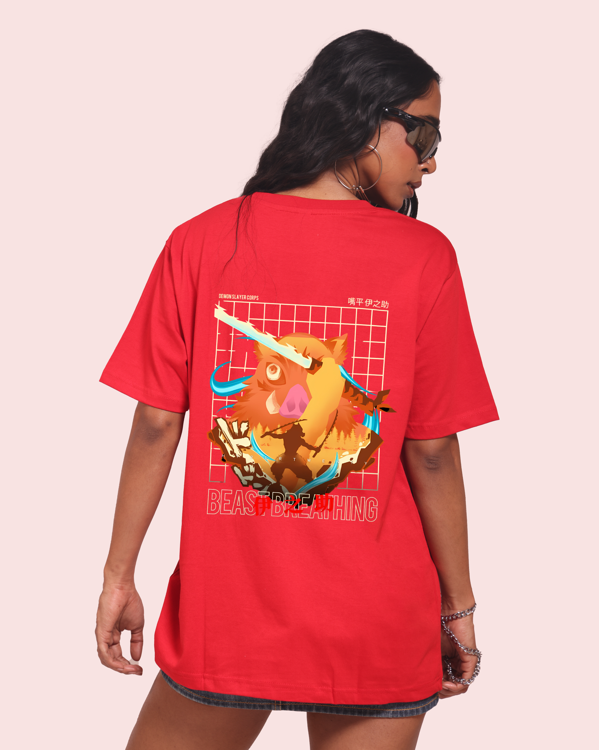 Demon Slayer – Inosuke Hashibira Beast Breathing – Oversized Women