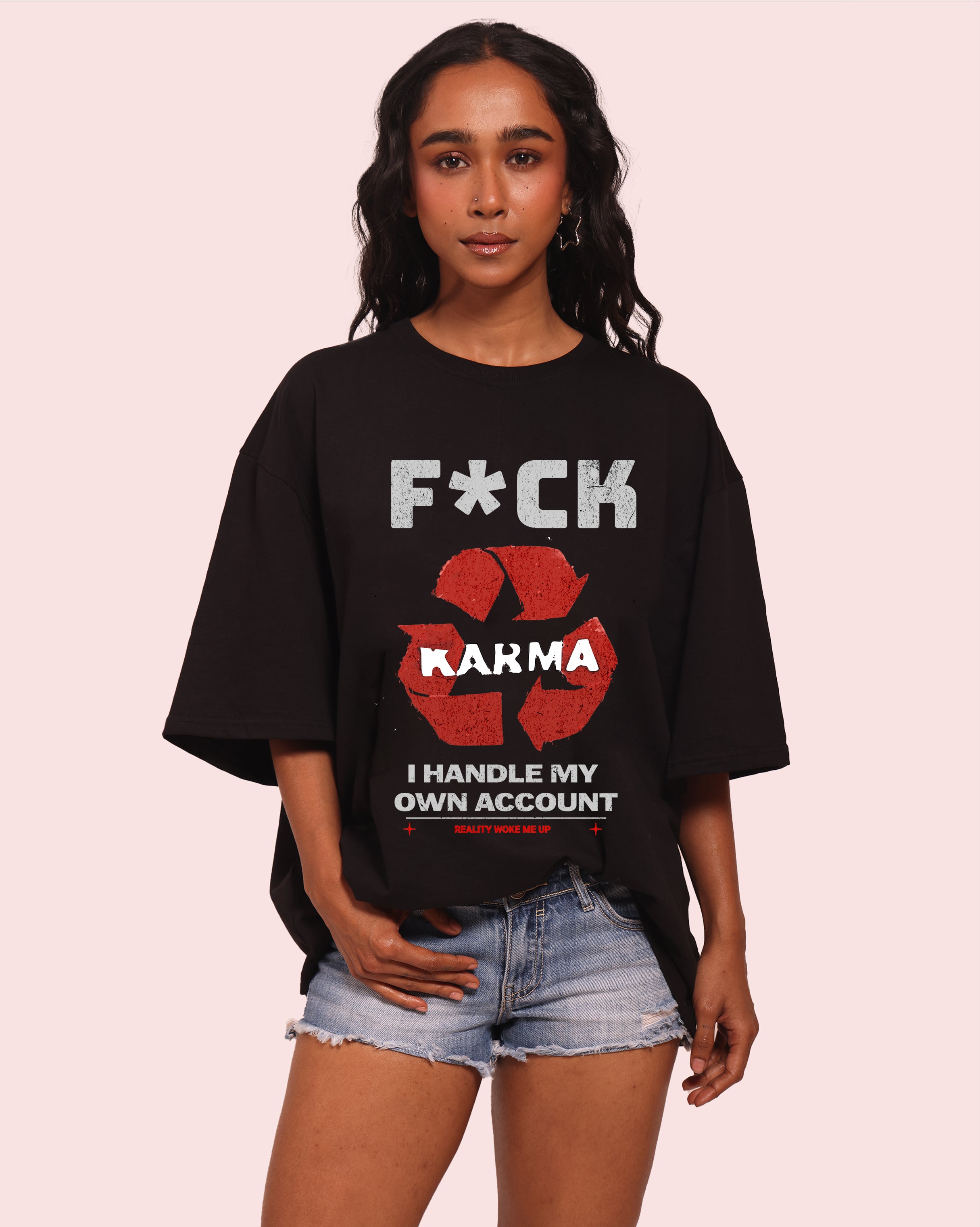 Street Wear – F*CK Karma – Oversized Women