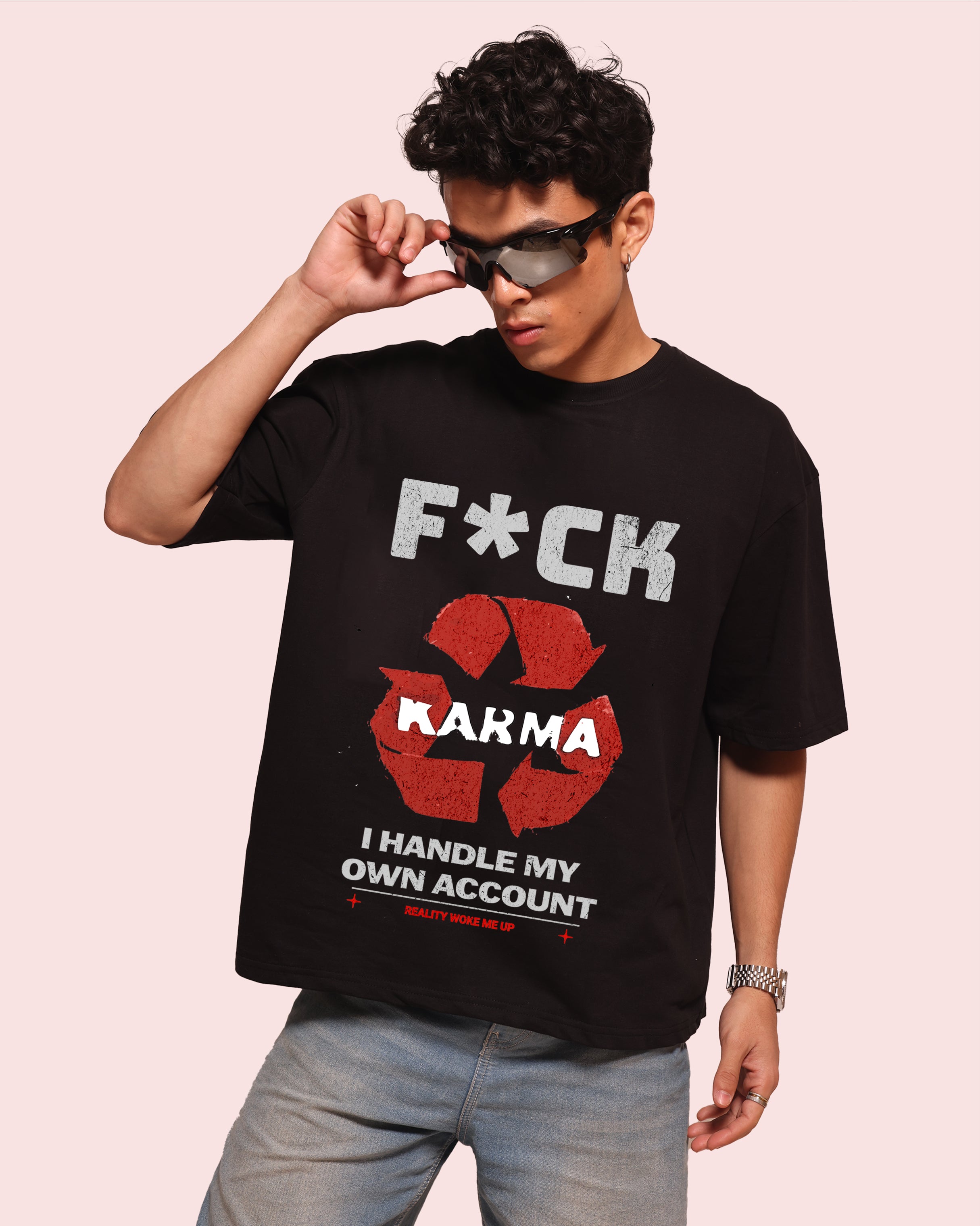 Street Wear – F*CK Karma – Oversized Men