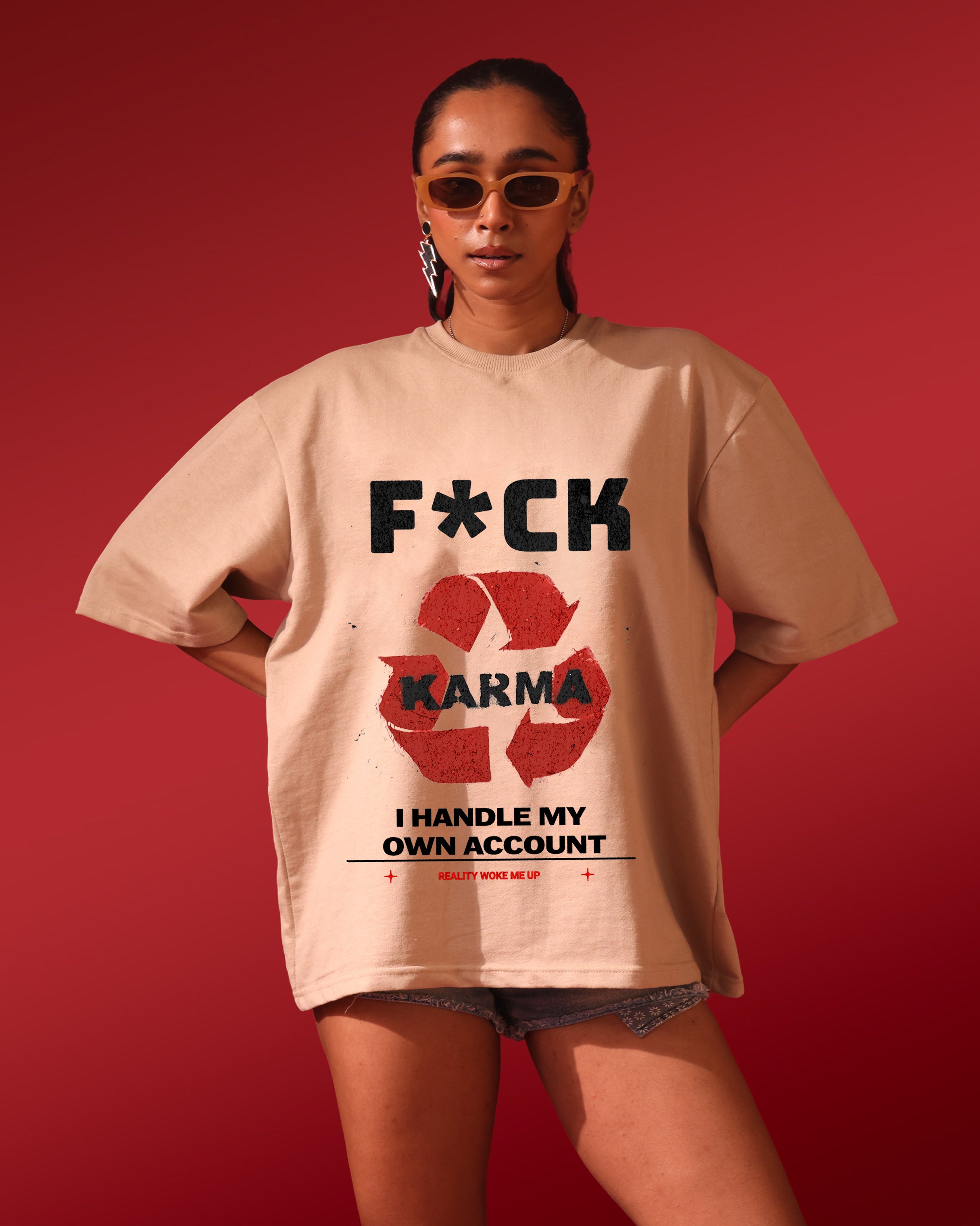 Street Wear – F*CK Karma – Oversized Women