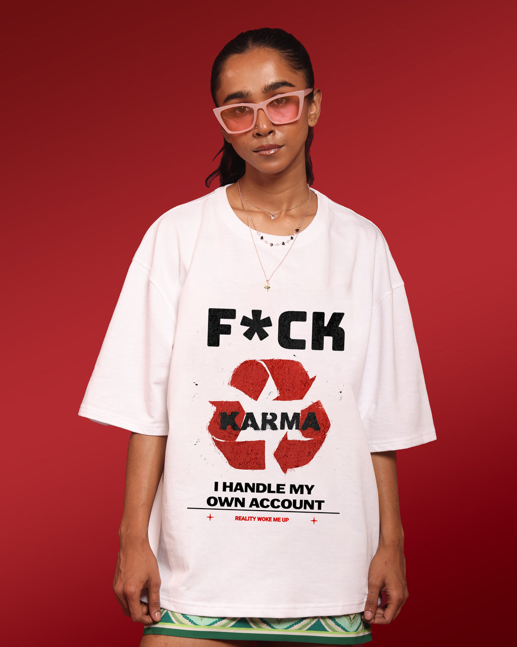 Street Wear – F*CK Karma – Oversized Women