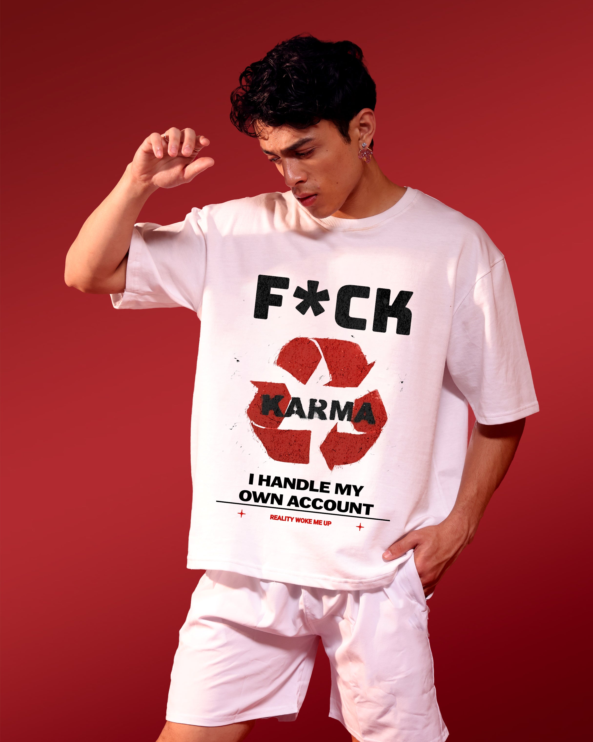 Street Wear – F*CK Karma – Oversized Men