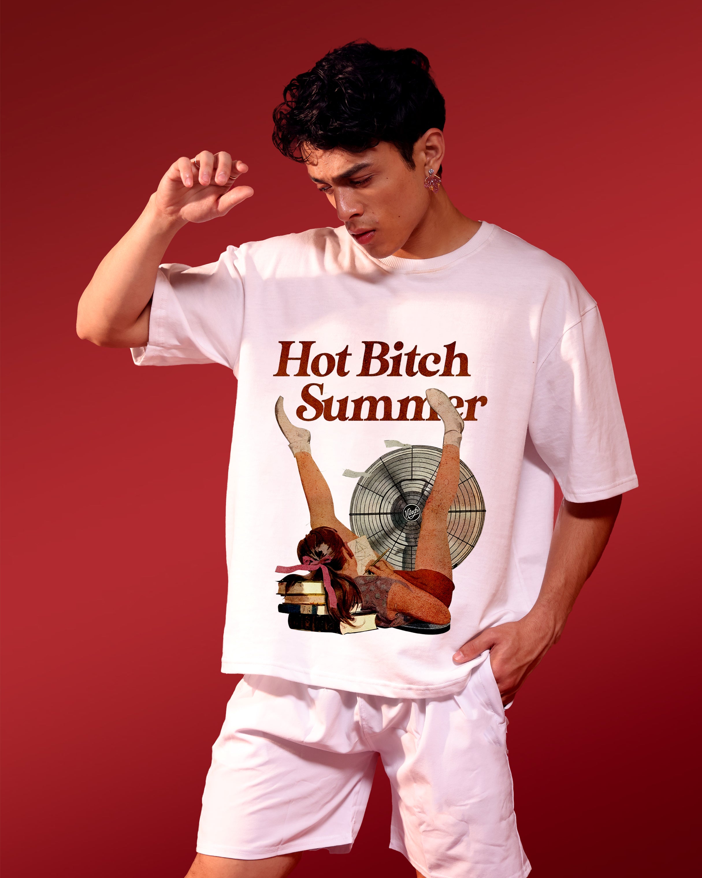 Street Wear – Hot Bitch summer – Oversized Men