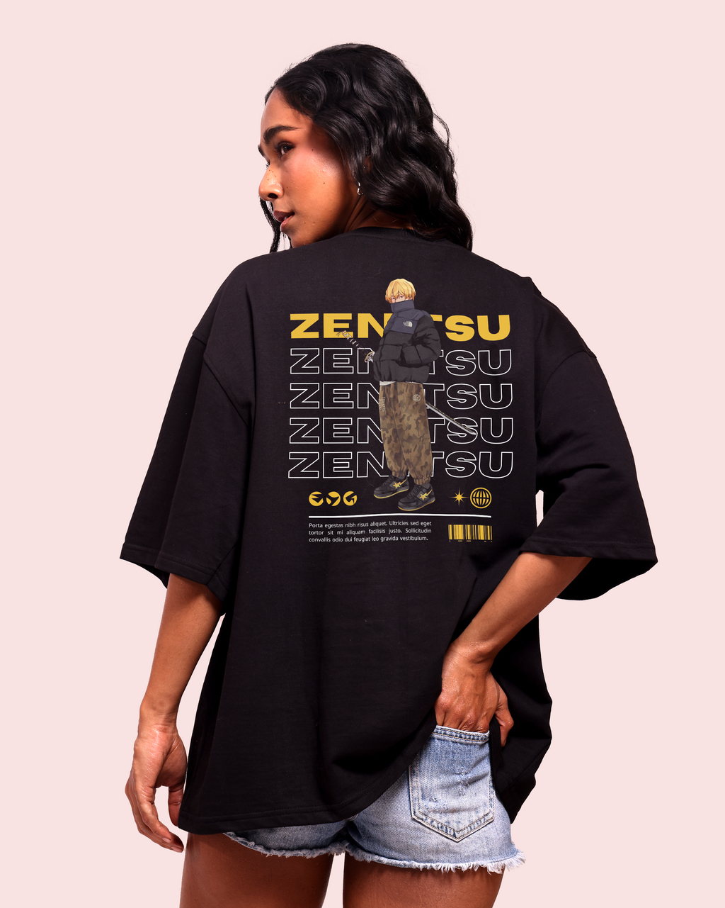Demon Slayer – Zenitsu Agatsuma - Kimetsu no Yaiba 2 – Oversized Women