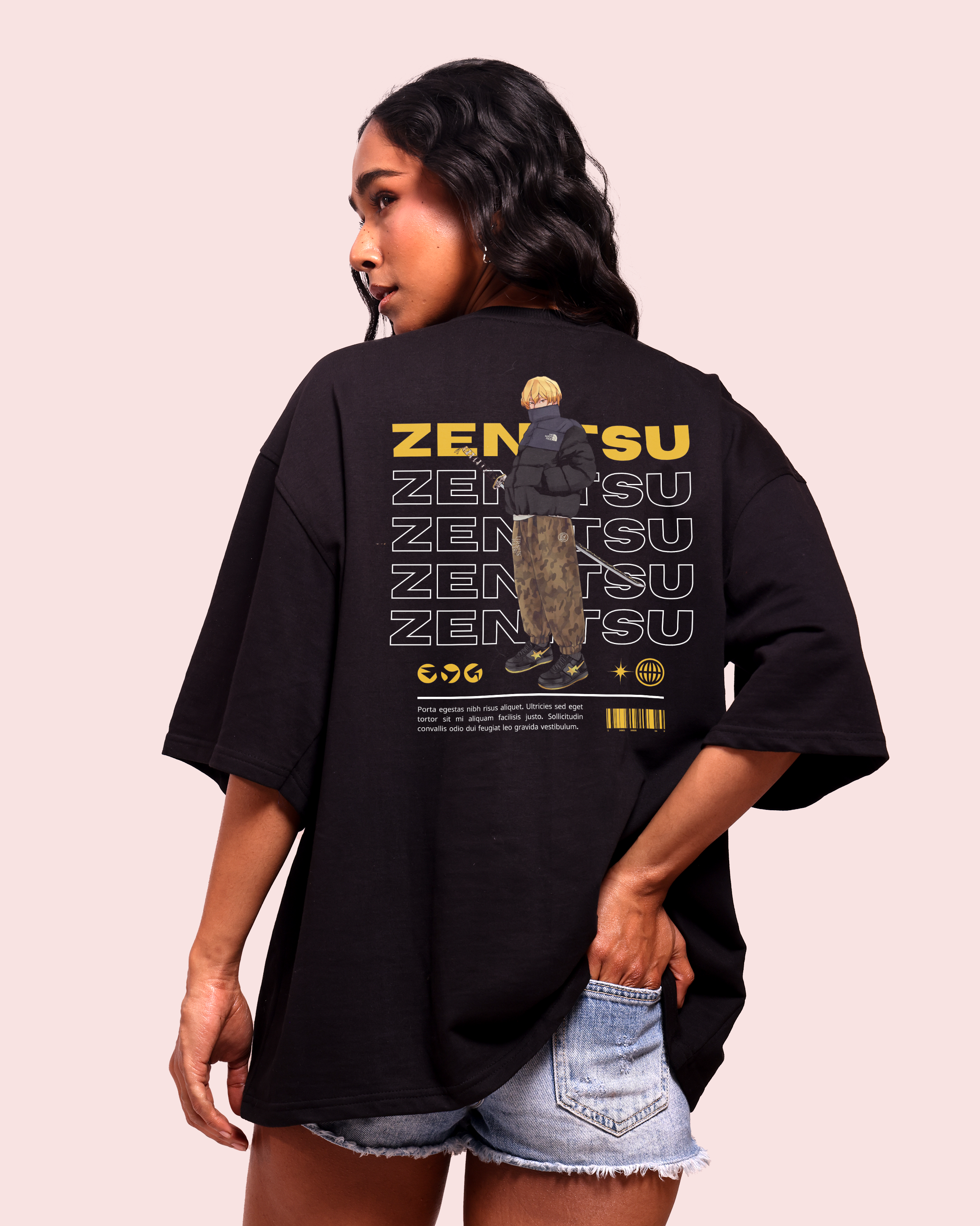 Demon Slayer – Zenitsu Agatsuma - Kimetsu no Yaiba 2 – Oversized Women