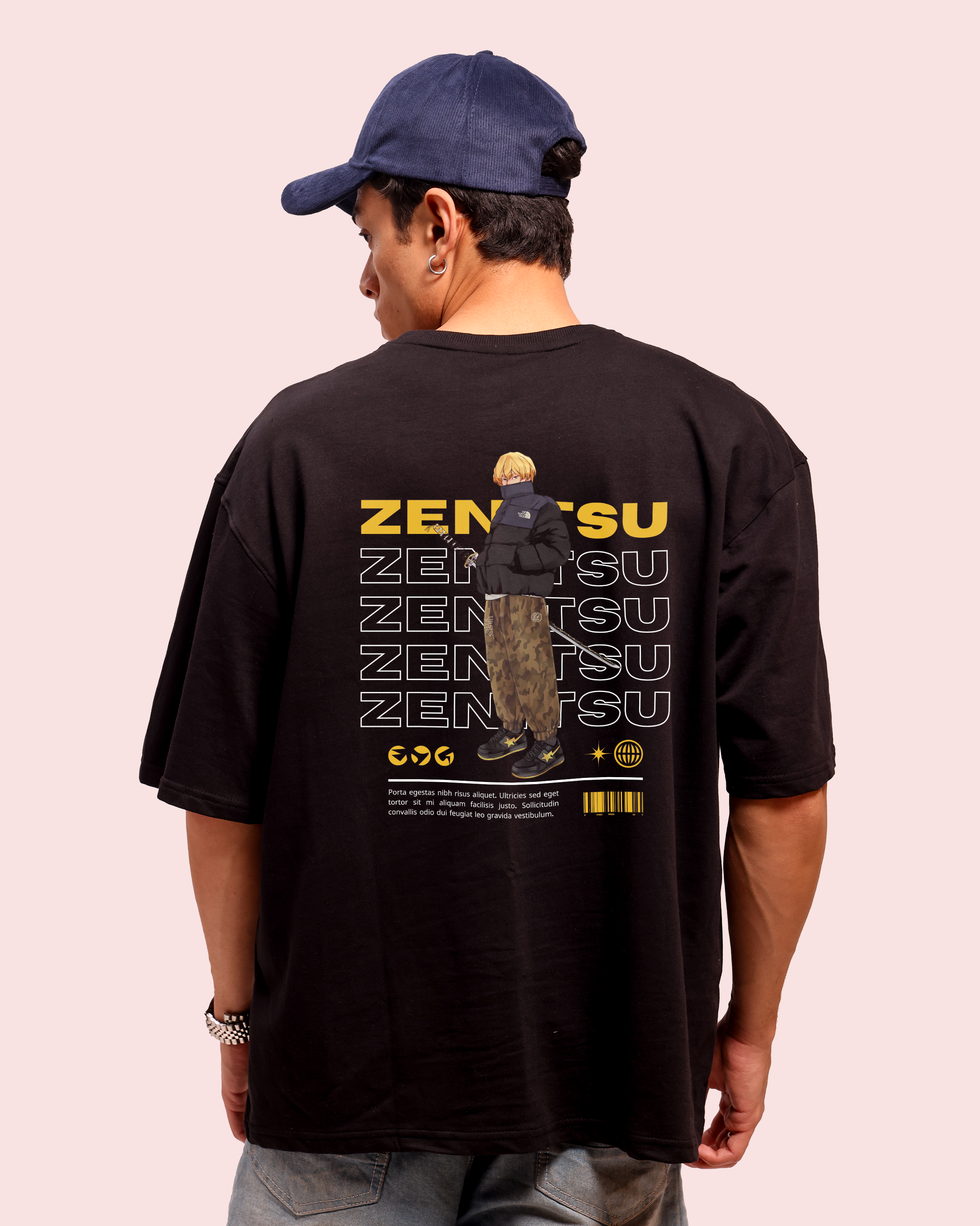 Demon Slayer – Zenitsu Agatsuma - Kimetsu no Yaiba 2 – Oversized Men