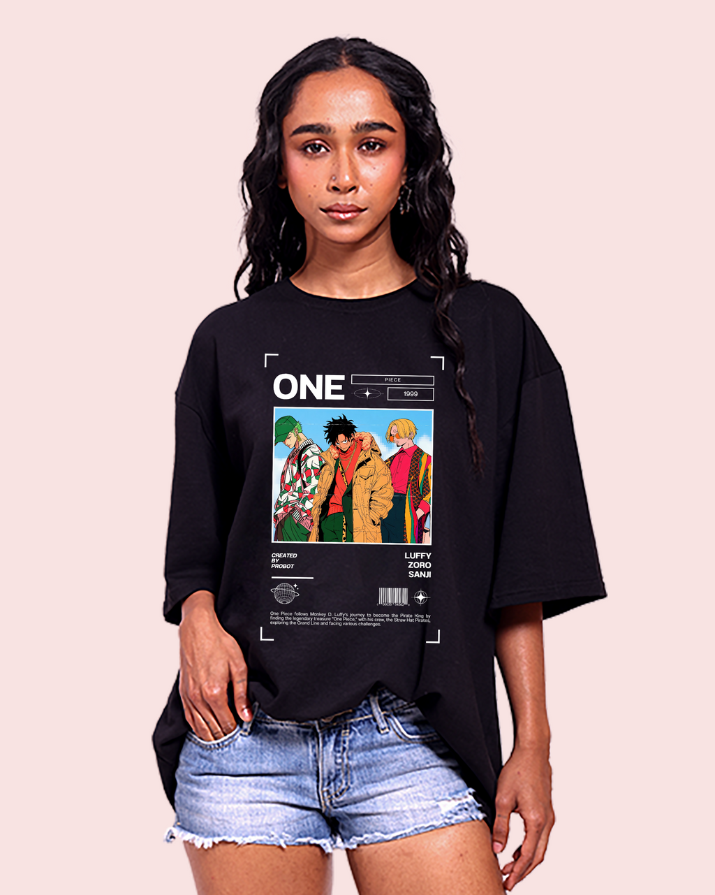 One Piece – Luffy, Zoro and Sanji – Oversized Women