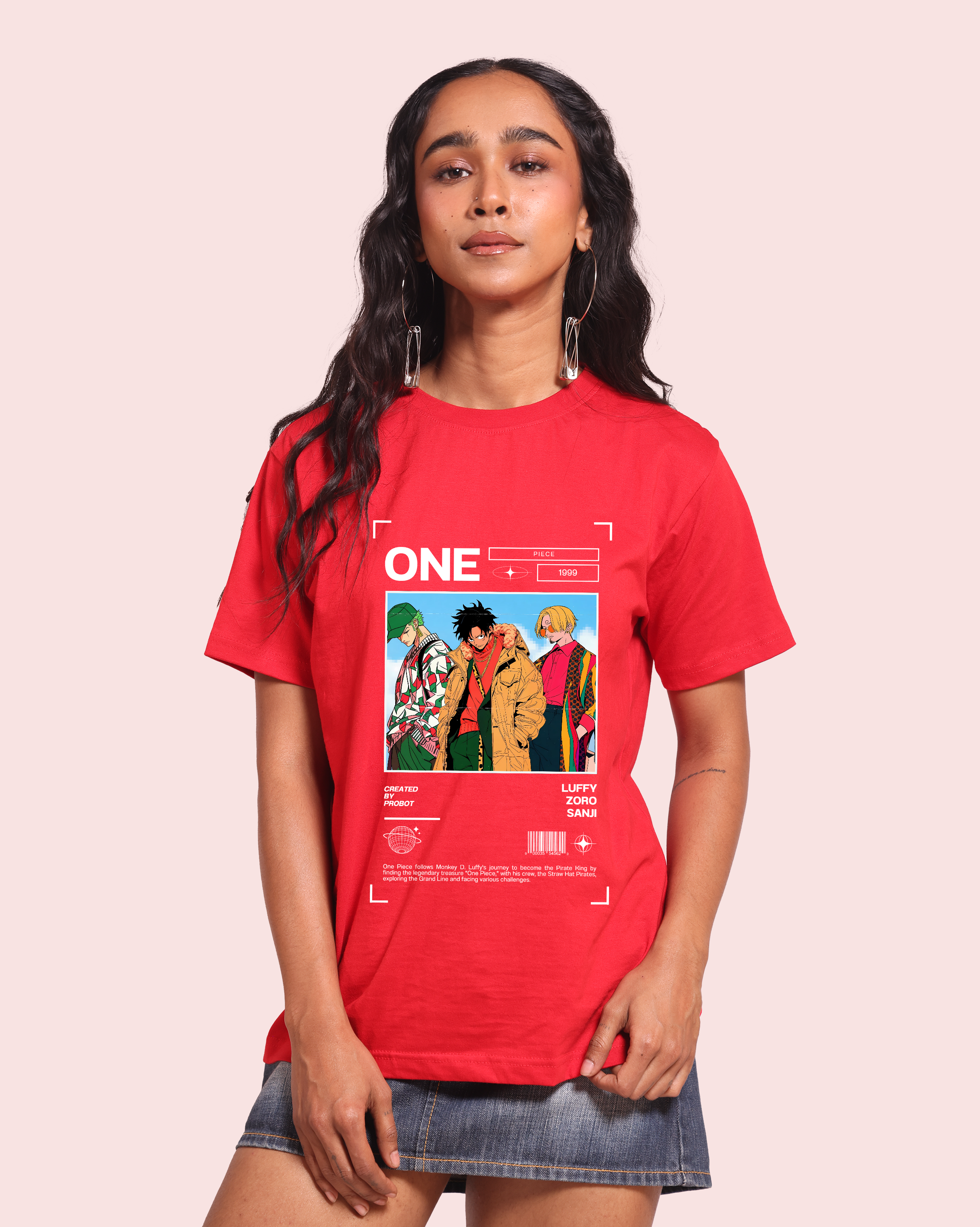 One Piece – Luffy, Zoro and Sanji – Oversized Women