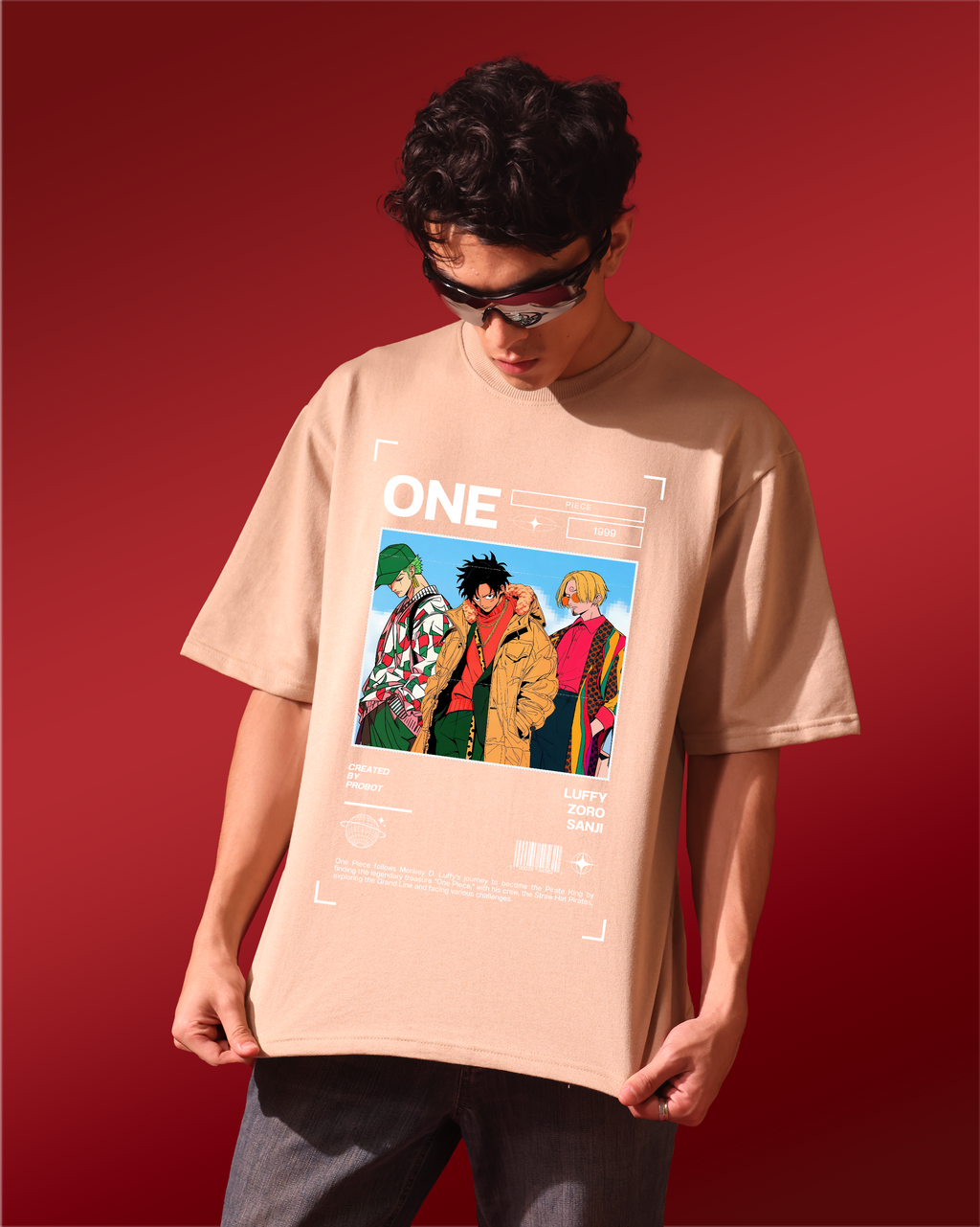 One Piece – Luffy, Zoro and Sanji – Oversized Men
