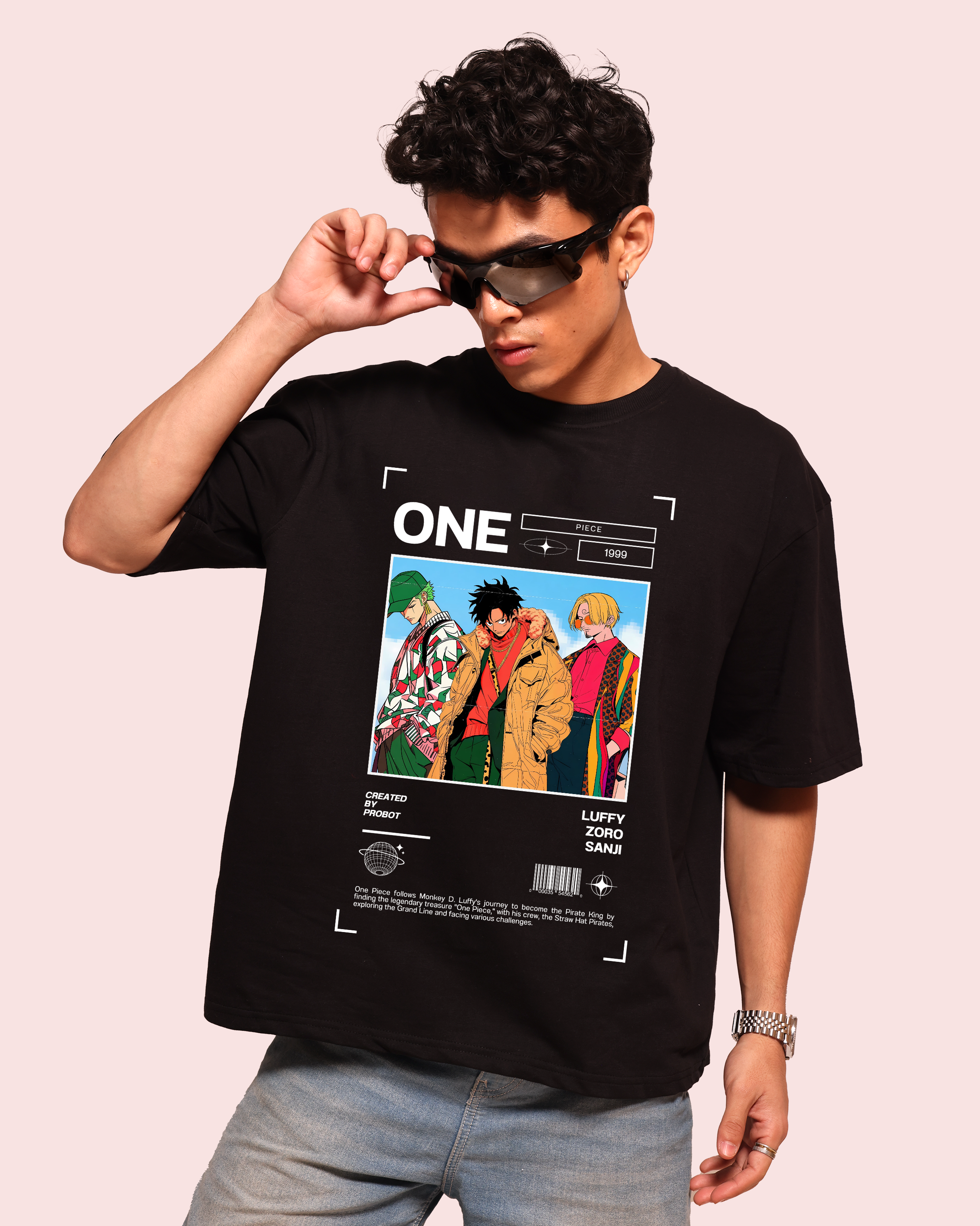 One Piece – Luffy, Zoro and Sanji – Oversized Men
