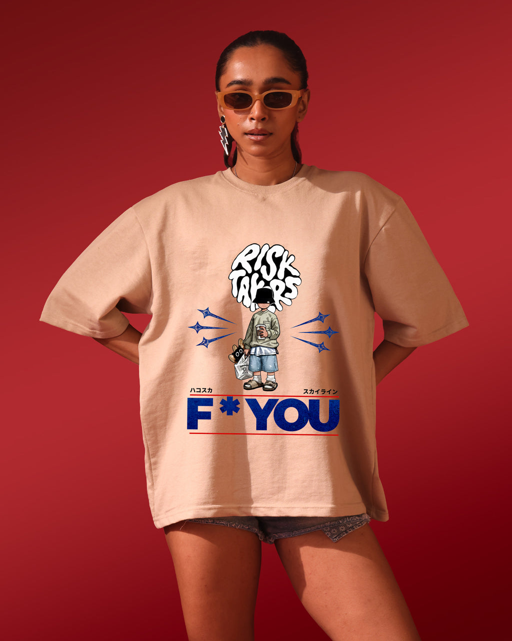 Street Wear – F* YOU – Oversized Women