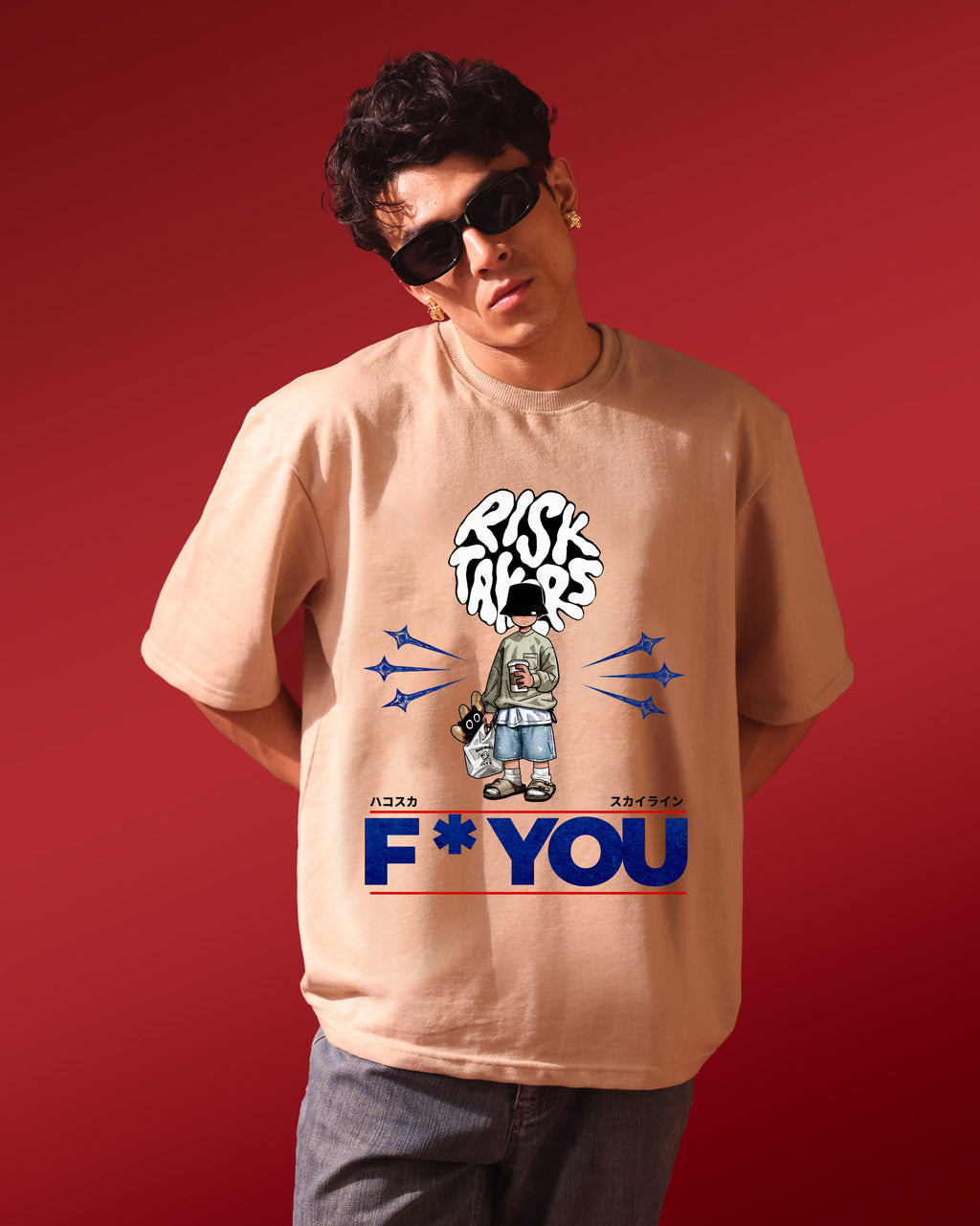 Street Wear – F* YOU – Oversized Men