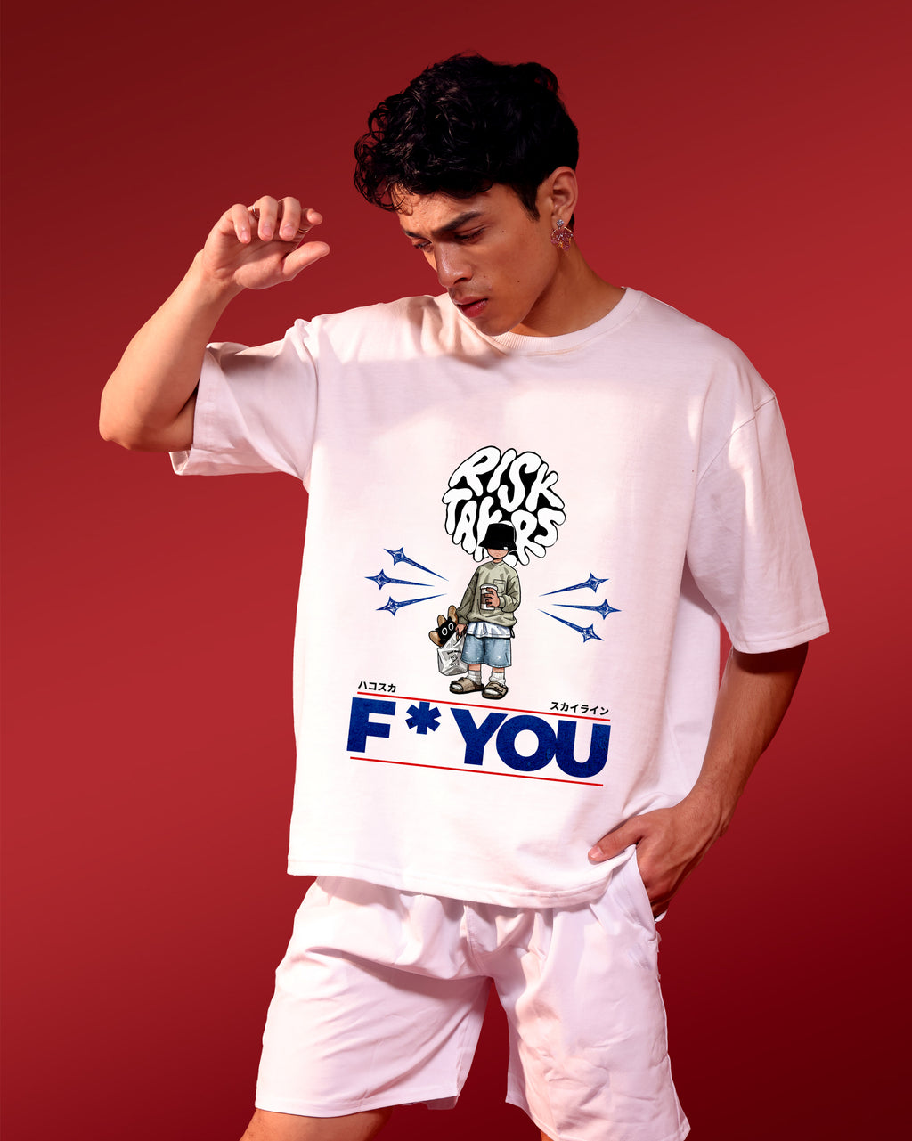 Street Wear – F* YOU – Oversized Men