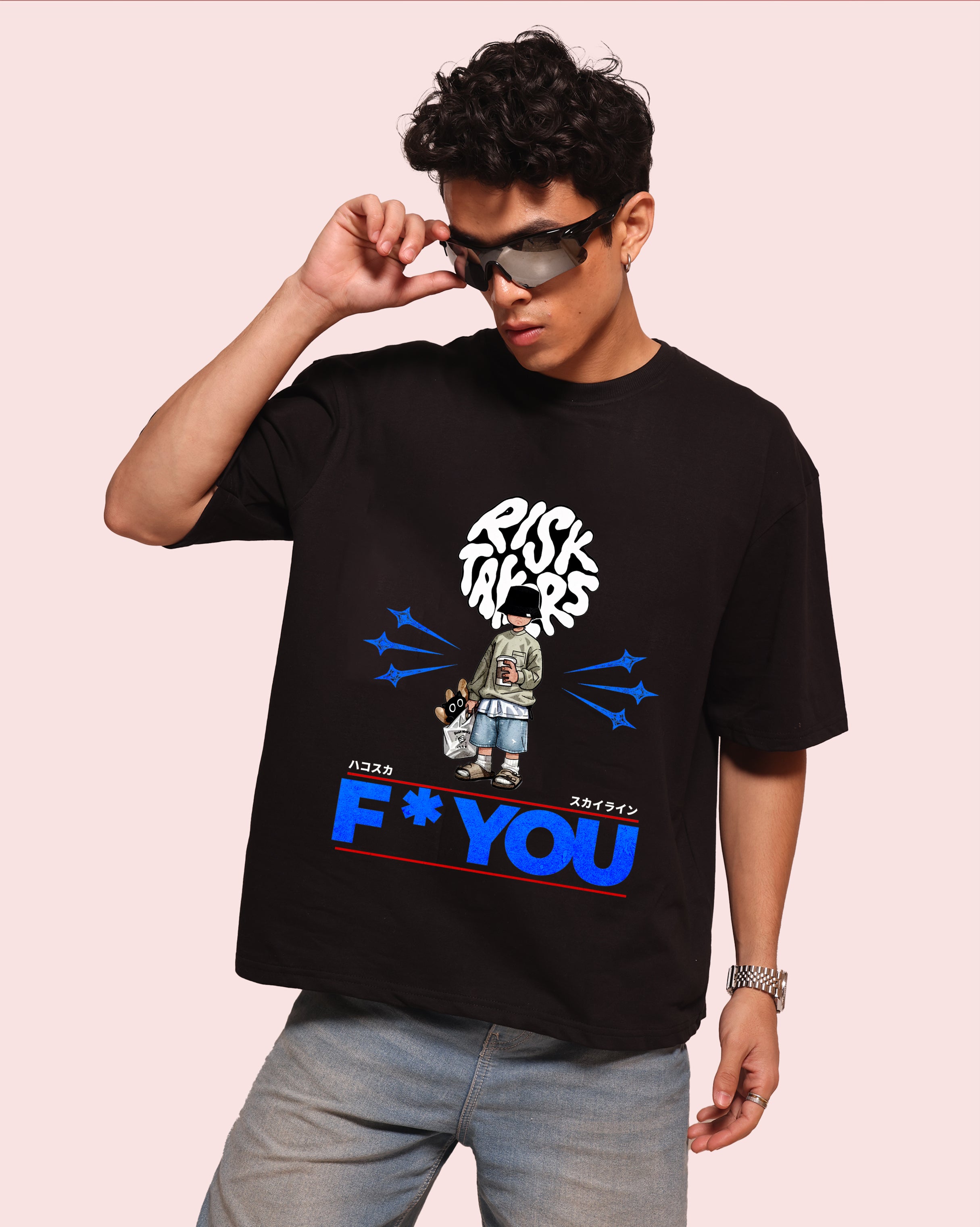 Street Wear – F* YOU – Oversized Men