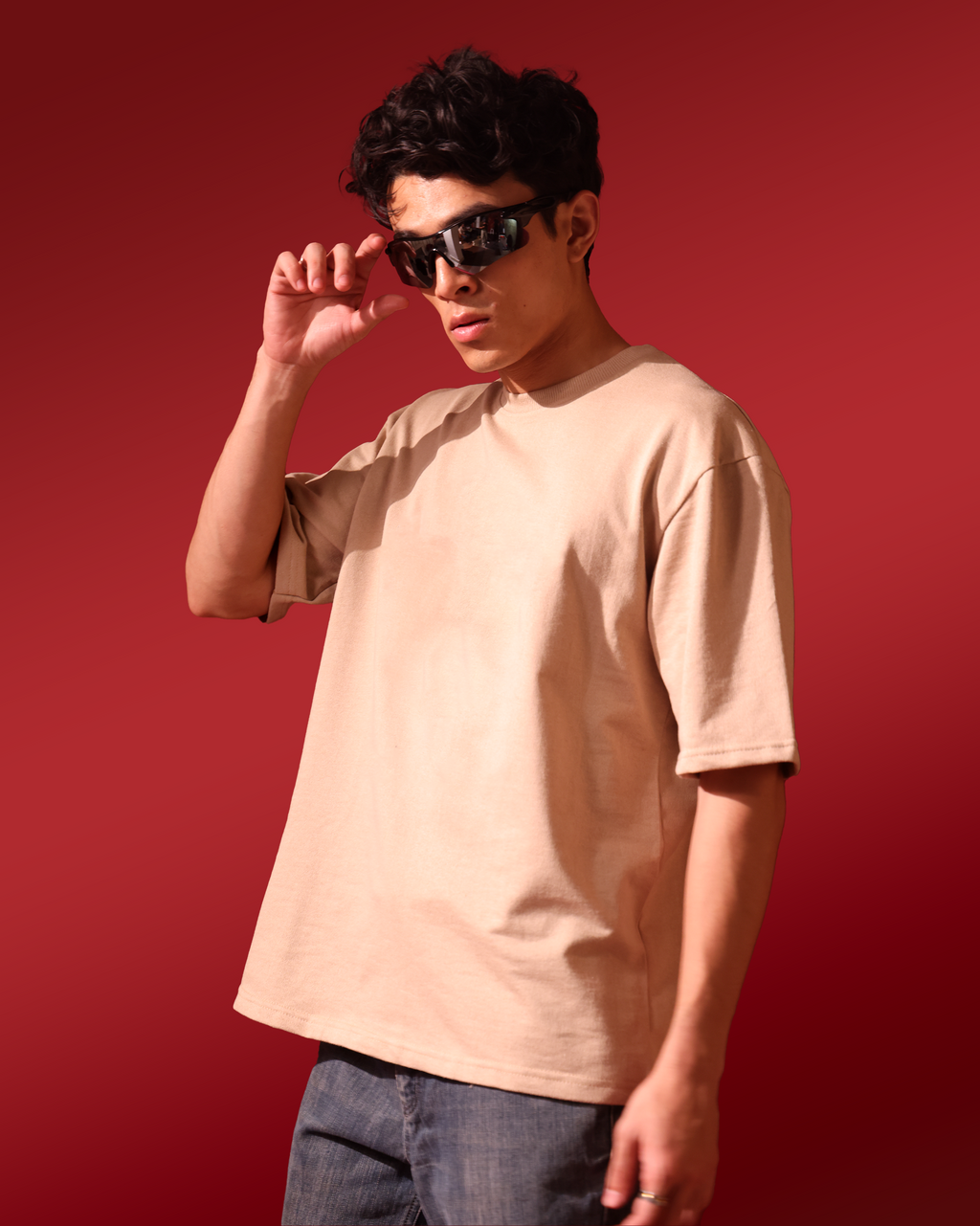 Solid – Beige – Men