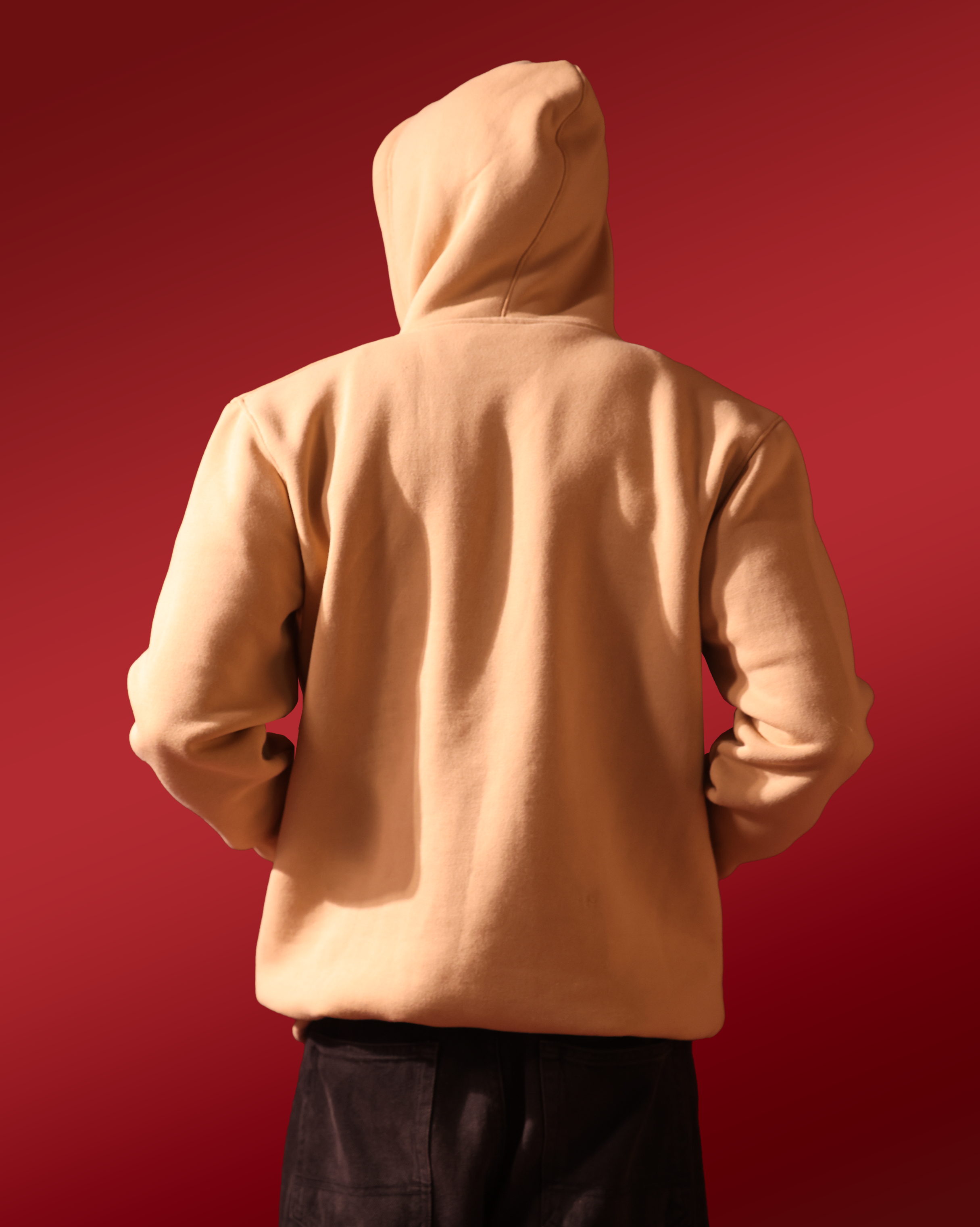 Hoodie with Chain – Beige – Men