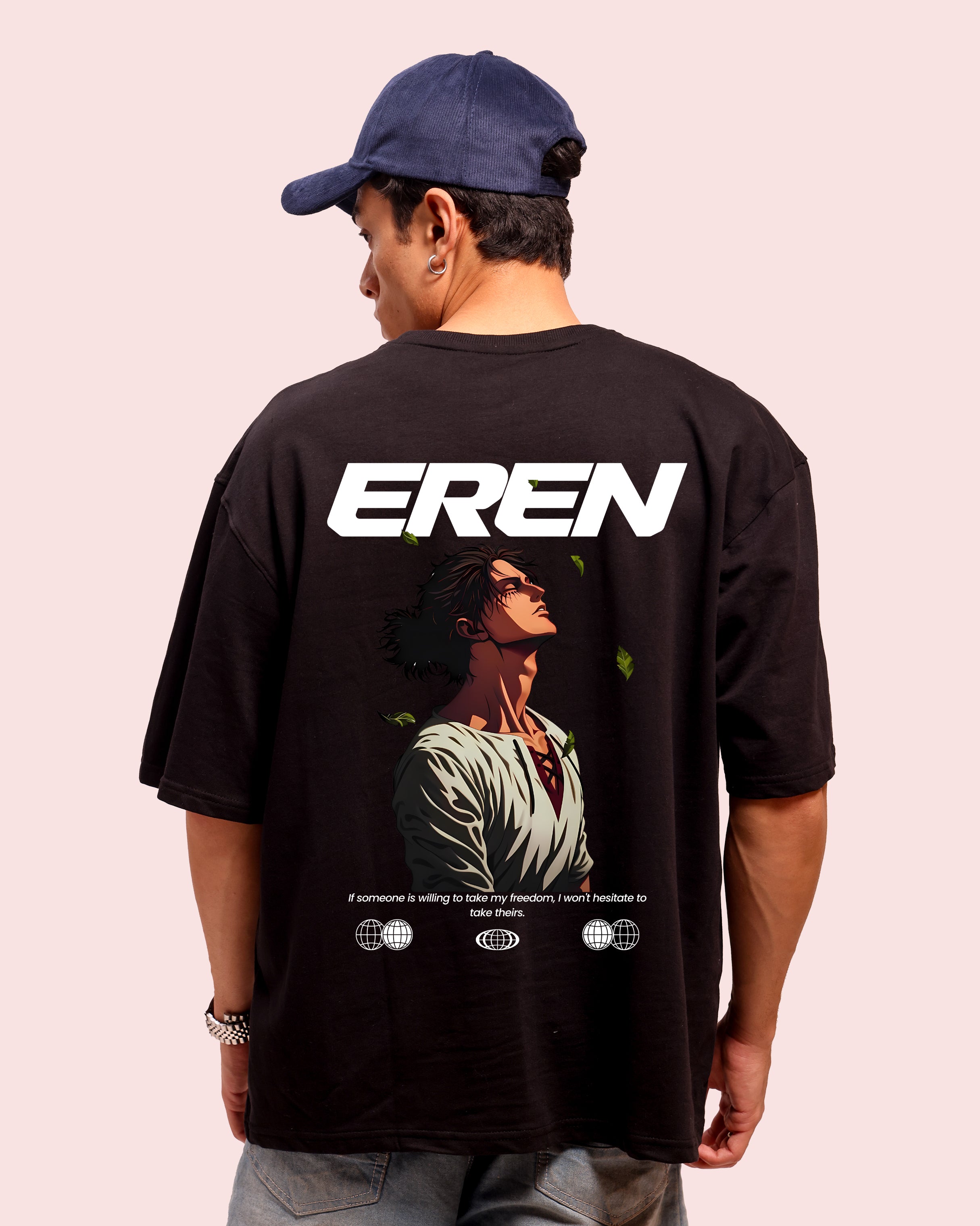 Attack on Titan – Eren Yeager - Design 2 – Oversized Men