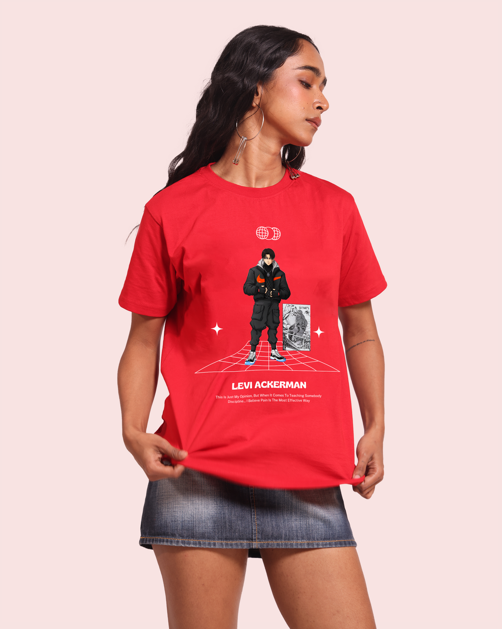 Attack on Titan – Levi Ackermane -Design 2 – Oversized Women