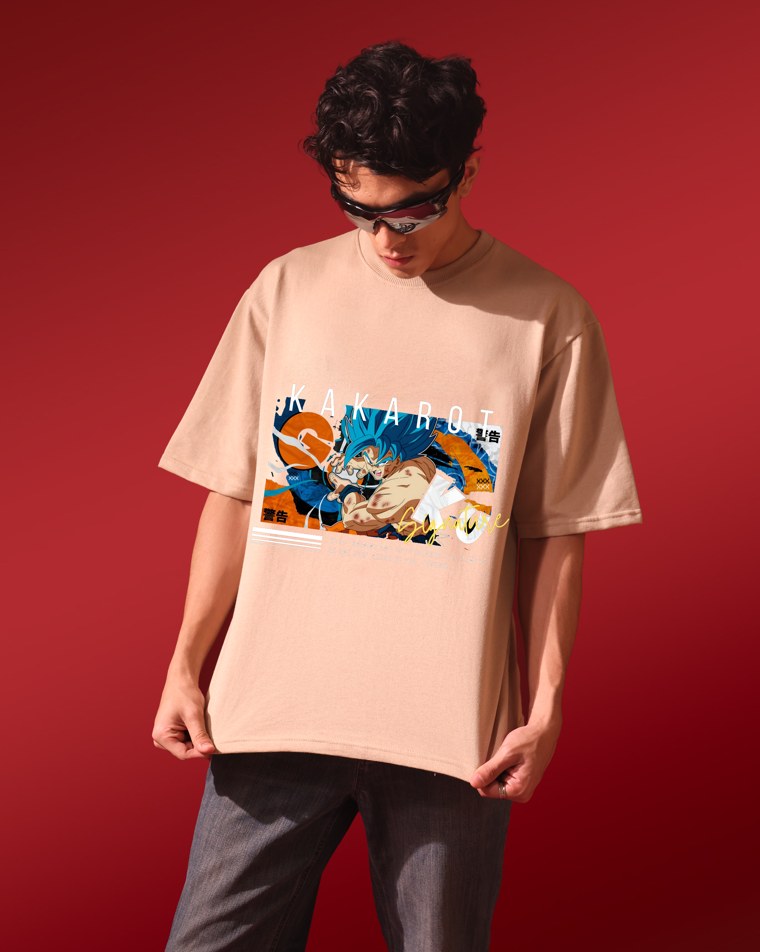 Dragon Ball Z – Goku Ka Me Ha Me Ha – Oversized Men