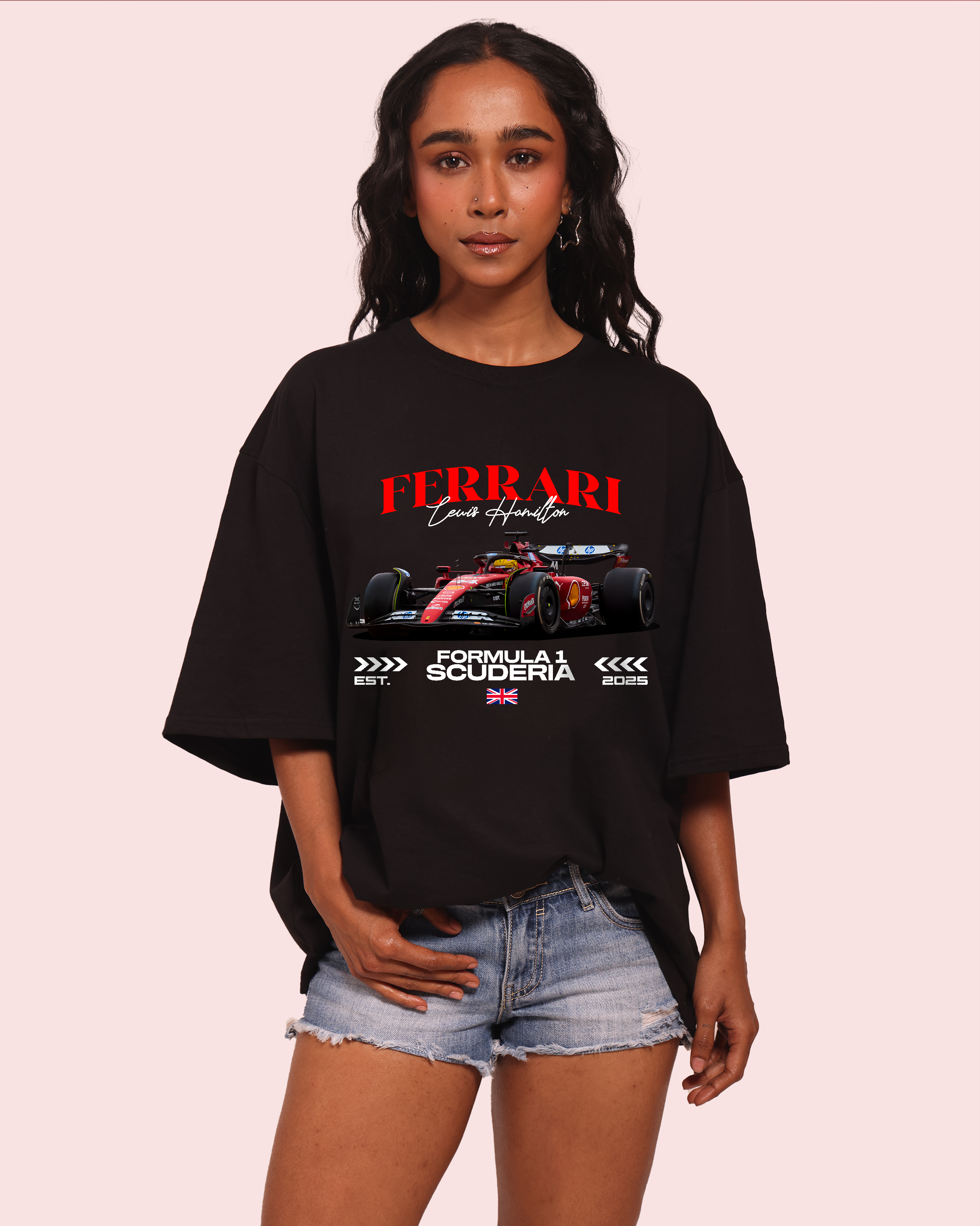 Formula 1 – Lewis Hamilton - Ferrari – Oversized Women