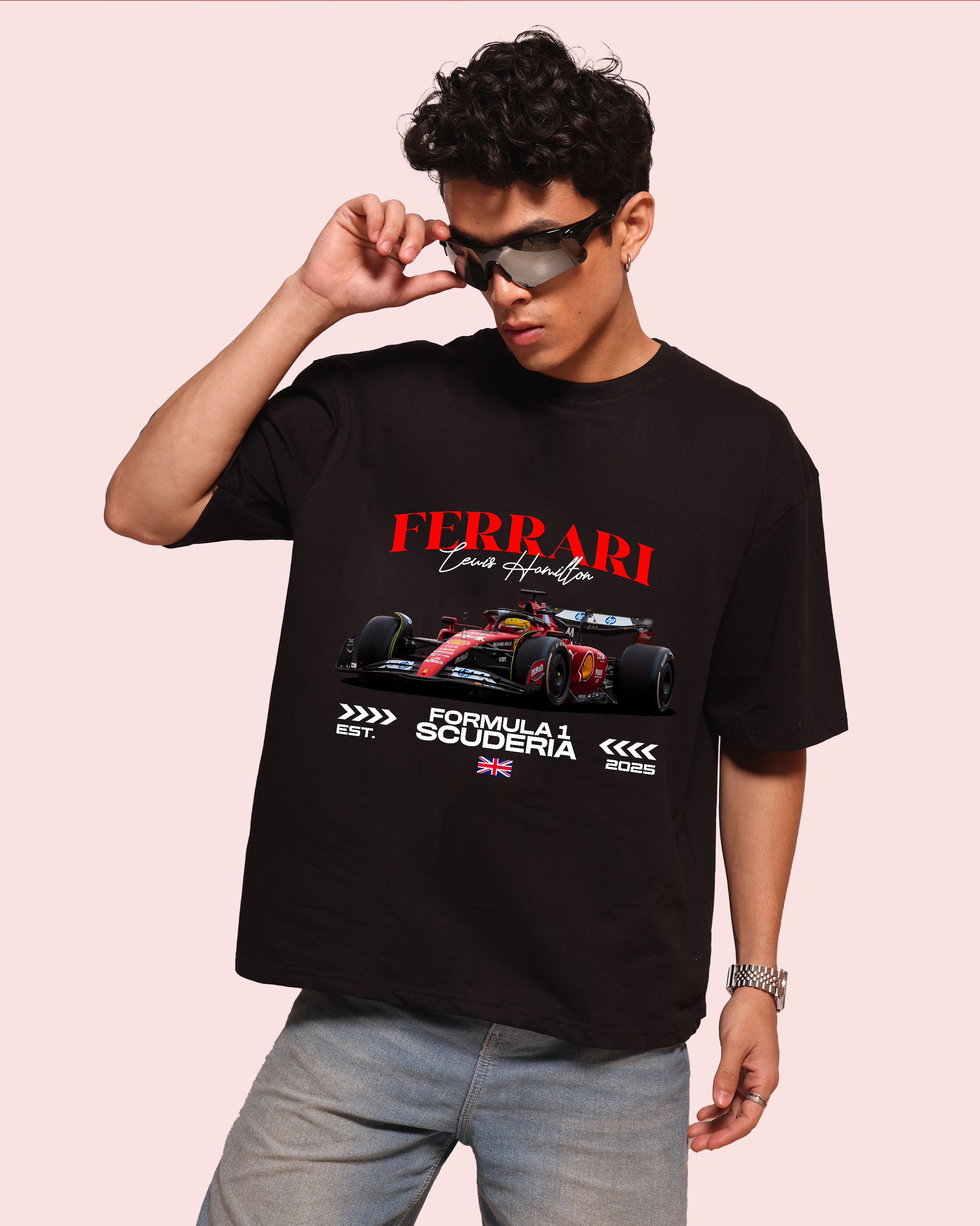 Formula 1 – Lewis Hamilton - Ferrari – Oversized Men