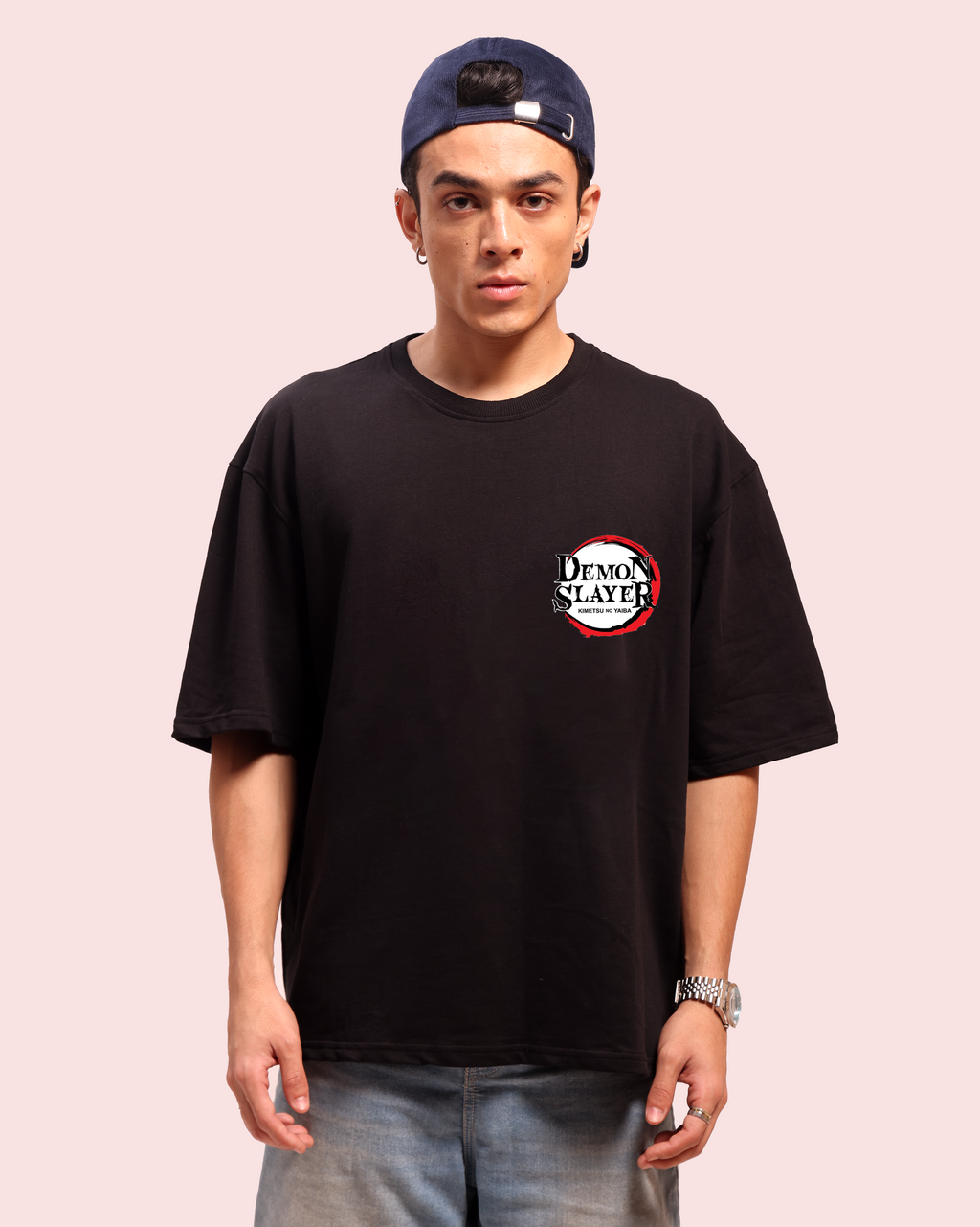 Demon Slayer – Yoriichi Tsugikuni Red Moon – Oversized Men
