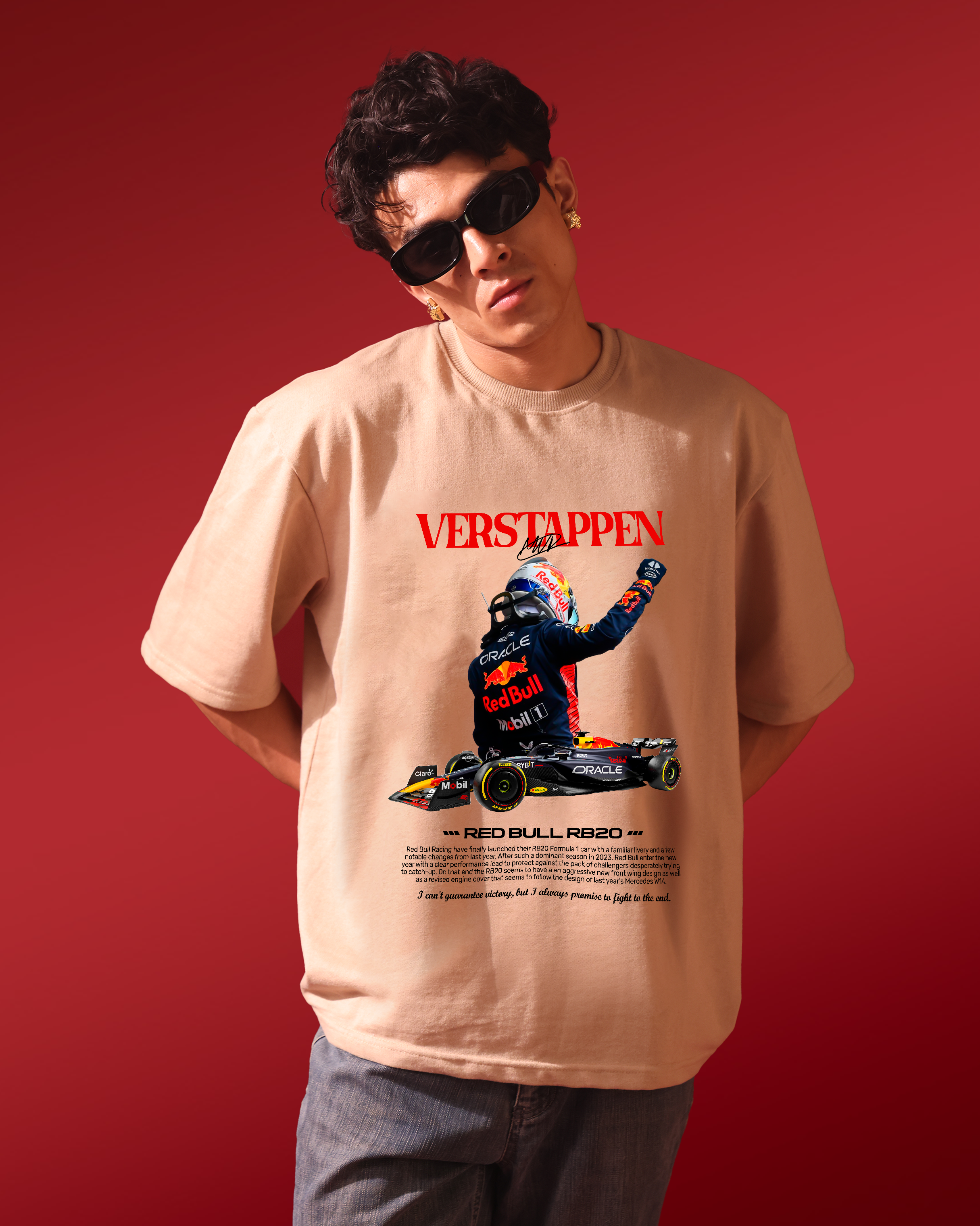 Formula 1 – Max Verstappen - RB20 – Oversized Men