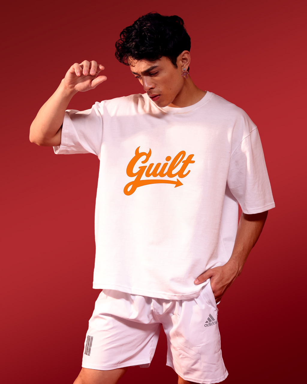 Street Wear – White Guilt Tee – Men