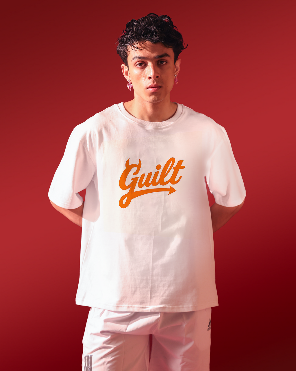 Street Wear – White Guilt Tee – Men