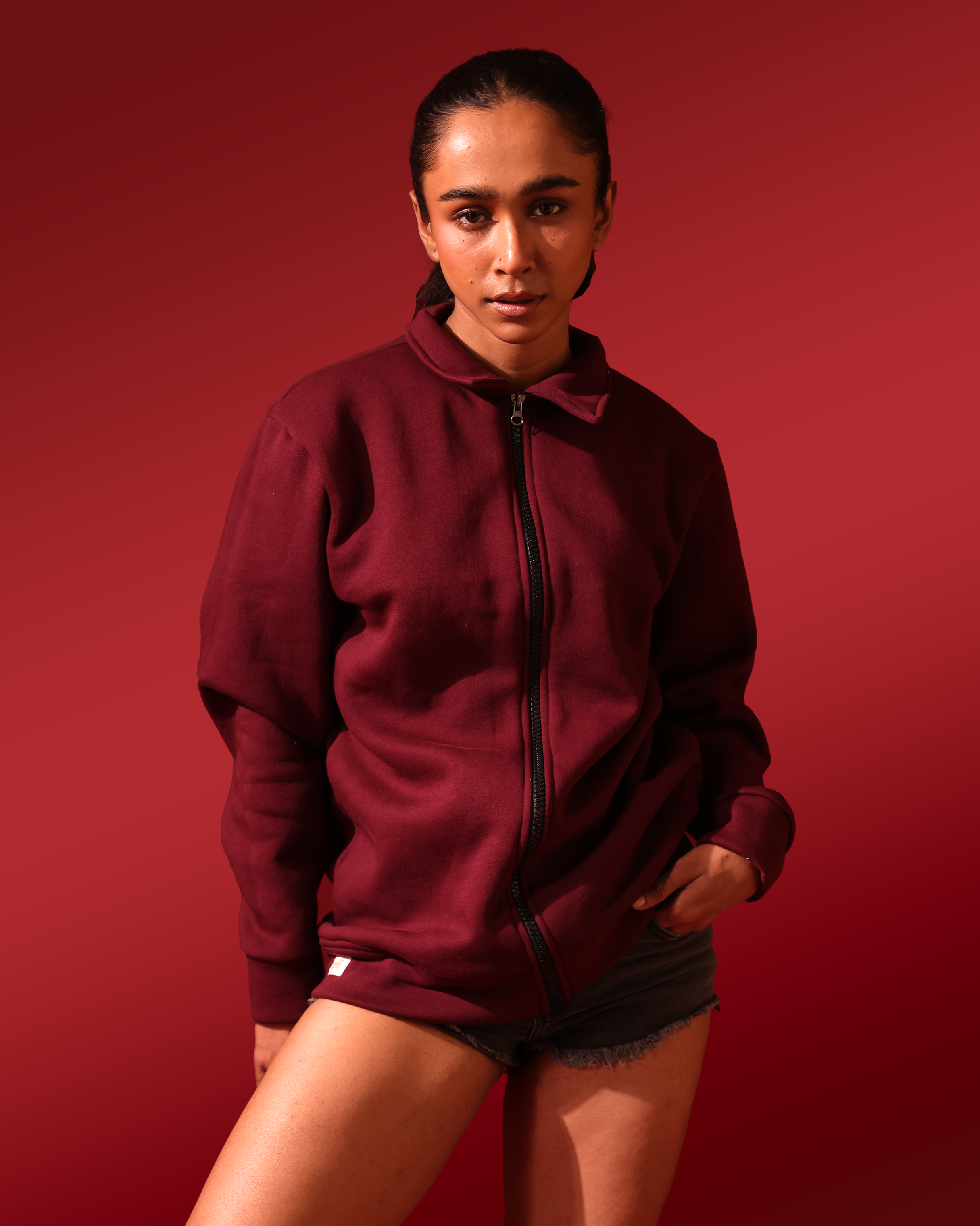 Jacket – Wine Red – Women