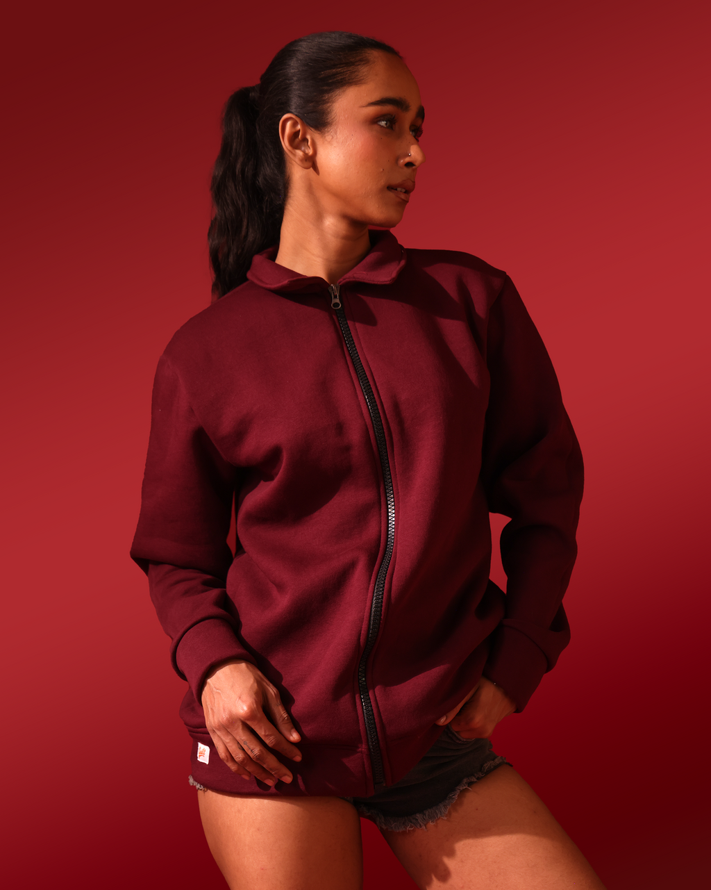 Jacket – Wine Red – Women
