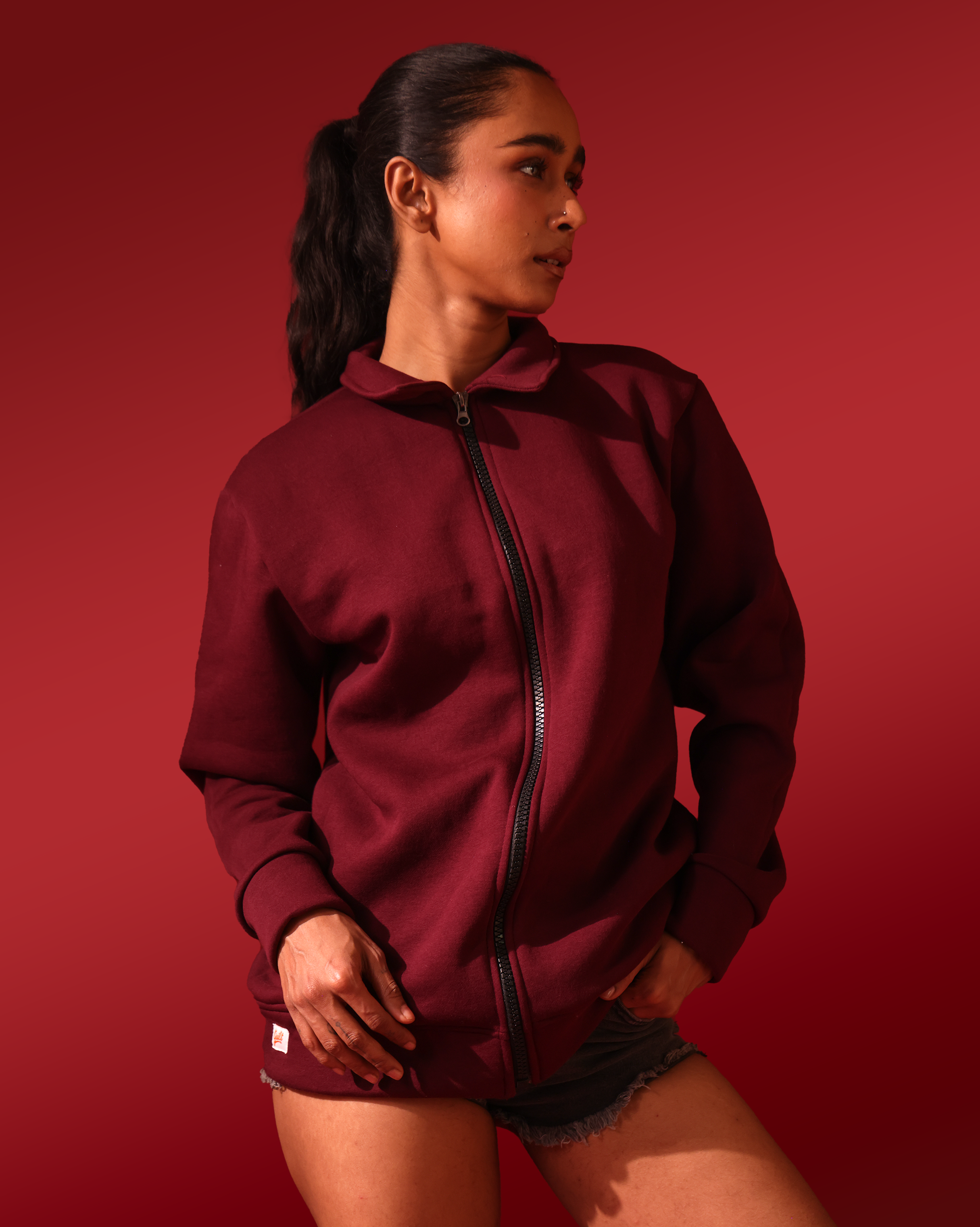 Jacket – Wine Red – Women