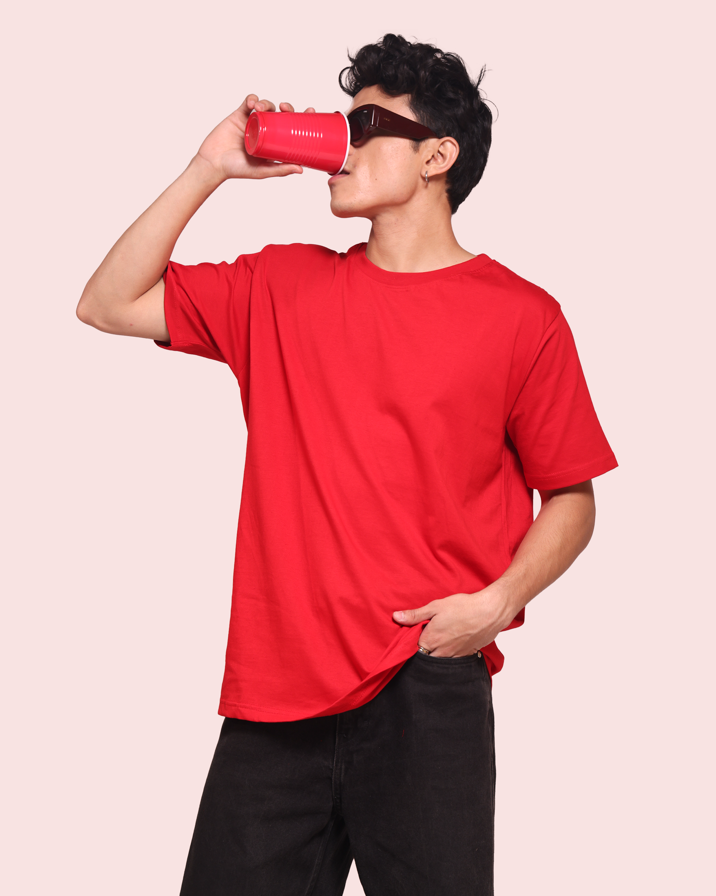 Solid – Red – Men
