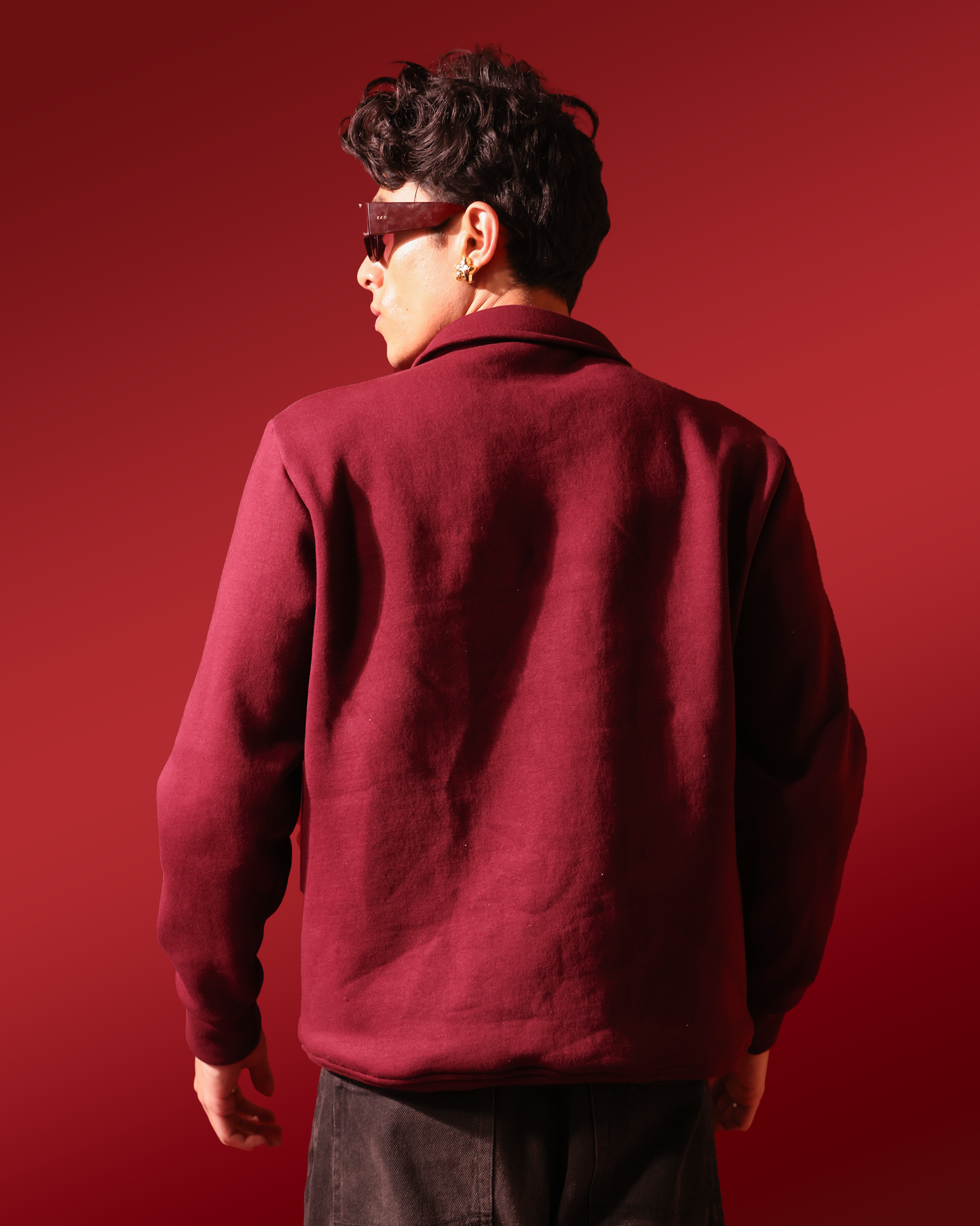 Jacket – Wine Red – Men