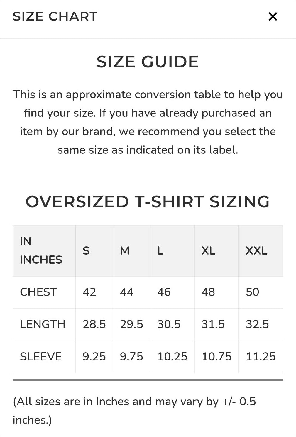 Street Wear – Guilt Tee – Oversized Women